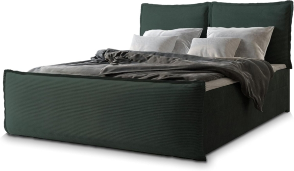Masseno Boxbett MONTA 160x200 cm mit Bonell Matratze und Topper