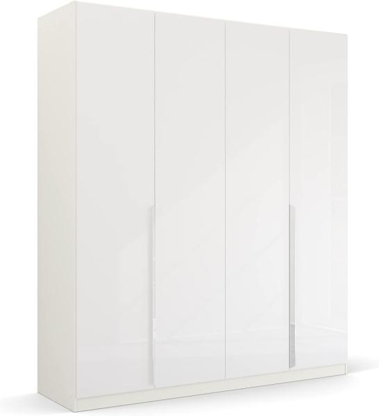 Kleiderschrank Drehtürenschrank Glamour | 4-türig | weiß Hochglanz / alpinweiß | 181x210