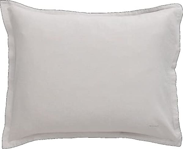 GANT Kopfkissenbezug Cotton Linen Light Grey 80x80 cm