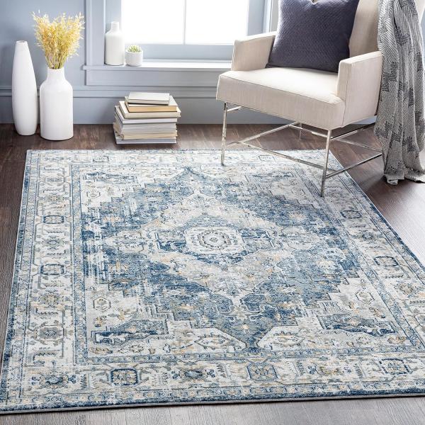 Surya DALILA Teppich Blau 160 cm 220 cm 160x220cm