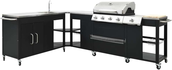 Gasgrill-Set 4+1 HOEK DE & AT Modell 40427