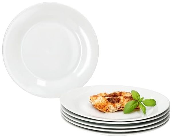 6x Tommy Speiseteller Ø24cm weiß Porzellan 6 Personen große Platte