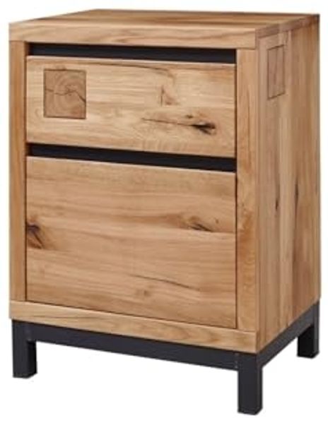 Kommode Wildeiche 56x40x74 natur geölt VILLANDERS #132