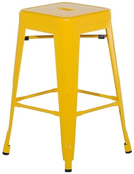 Hocker gelb Höhe 60 cm 2er Set CABRILLO