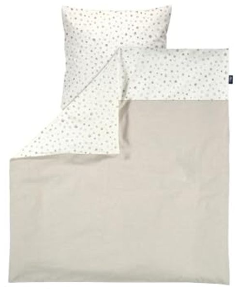 Alvi Baby-Bettwäsche für Stubenwagen und Wiegen Aqua Dot 35x40 cm / 80x80 cm