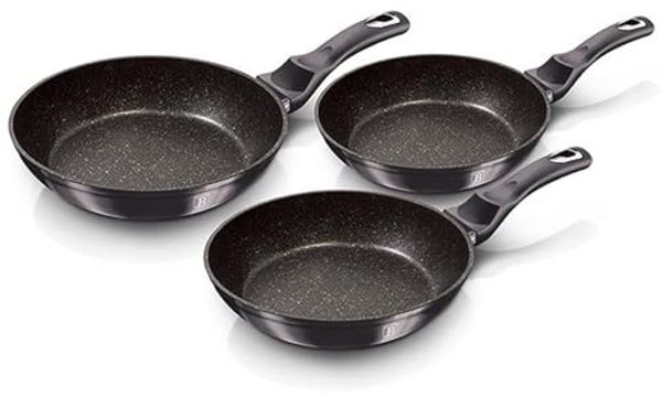 Berlinger Haus Berlinger Haus Set mit 3 Granitpfannen Carbon Pro 31237