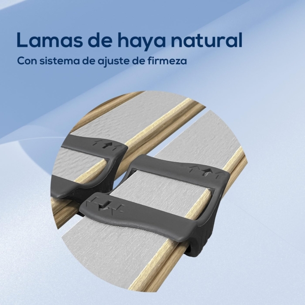 DUÉRMETE ONLINE Artilux Elektrisches Gelenkbett, 5 Ebenen, verstärktes Gestell, zuverlässig und leise, Deutscher Motor, 105x190 cm Bild 4