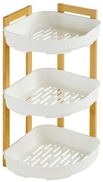 5five Simply Smart Duschregal Eck-Duschorganizer stehend NATUREO, 29 x 22 x 45 cm