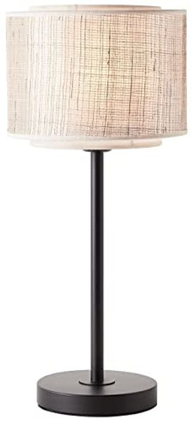 Brilliant Leuchten No. 93133-09 Tischleuchte Odar 1-flammig E27 schwarz beige