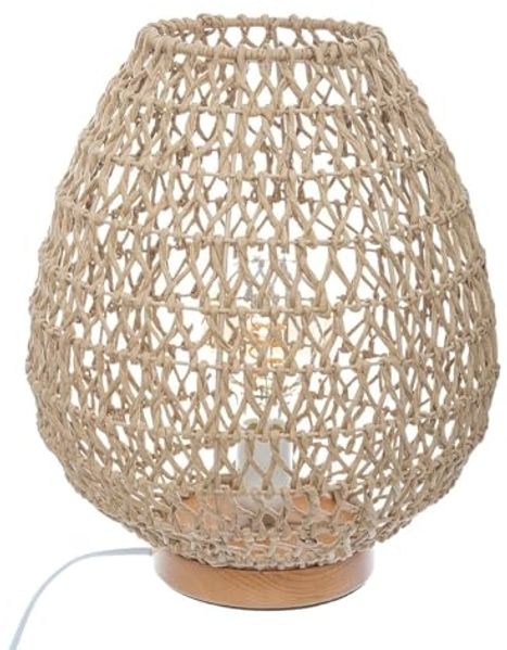 Tischlampe Atmosphera Tressé Sand 40 W Ø 35,5x30 cm