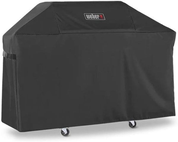 Weber 7757 Genesis 300 Series Prem Grillabdeckung, Schwarz