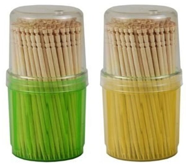 400 Fingerfood - Picker rund 6,5 cm gedrechselt, im Spender