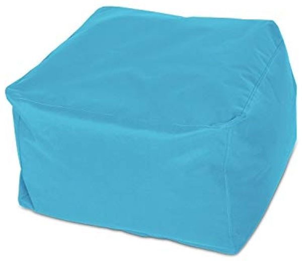 knorr-baby 440302 Hocker quadratisch L, Fb. Petrol, Blau