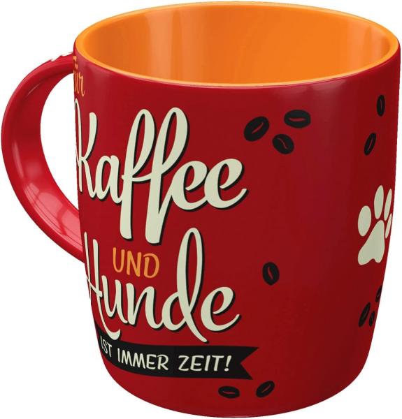 Nostalgic-Art Tasse Kaffeetasse - PfotenSchild - Kaffee & Hunde