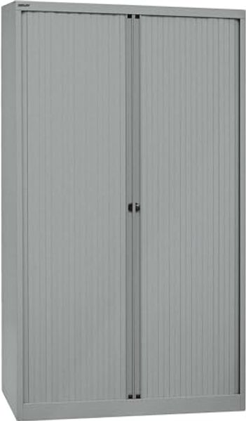 Bisley 'EuroTambour' Rollladenschrank, 120,0 cm, Silber, 4 Einlegeböden