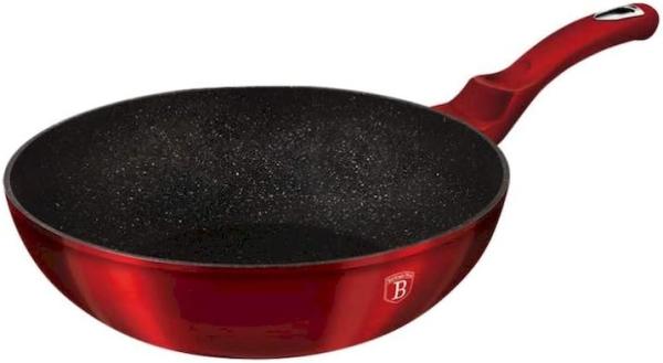 Berlinger Haus Berlinger Haus Granit-Wok 30 cm Metallic Line Burgundy BH6166