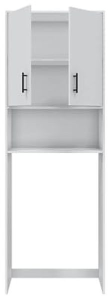 Mehrzweckschrank >LAUNDRY< 2 Türen, Fach, Böden, Artik Weiß - 73x206x40 (BxHxT)