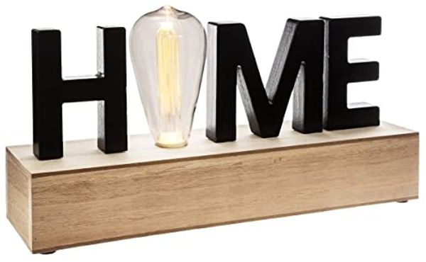 Atmosphera Dekorative LED Home Tischlampe mit Glühbirne