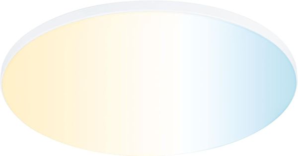 Paulmann 79957 LED Einbaupanel Smart Home Zigbee Veluna Edge IP44 200mm Tunable White