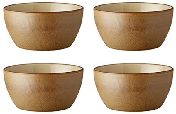 Bitz Schale Wood/Sand 12 cm Set4