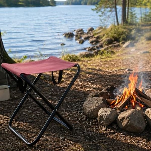 Camping Klapphocker Fußhocker Hocker Outdoor klappbar tragbar 30xH45cm