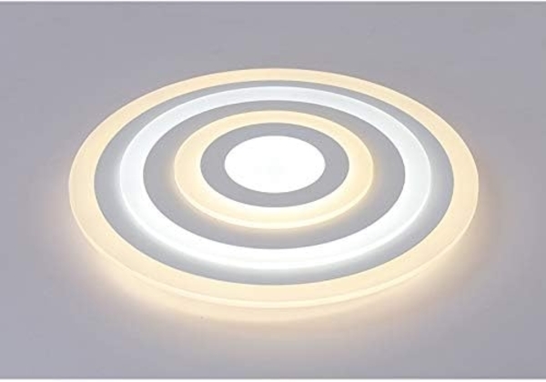 Euroton LED Deckenleuchte LED Deckenleuchte Deckenlampe 80*65*9 Fernbedienung dimmbar, LED fest integriert, kalt-warm 7000k-3000k stufenlos einstellbar, Mit Fernbedienung steuerber