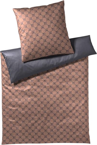 JOOP 'Cornflower Double' Bettwäsche, Festive/Copper, 135x200 cm + 80x80 cm