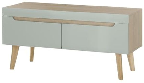 TV-Lowboard Isgard in Pistazie und Eiche 107 cm