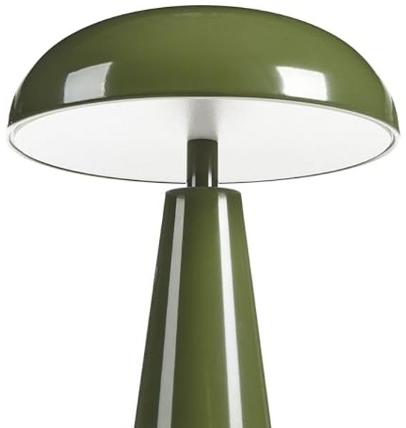 Beliani 'BOCONO' Tischlampe, kabellos, LED mit Dimmer, Metall grün, 15 x 15 x 28 cm Bild 4