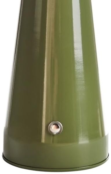 Beliani 'BOCONO' Tischlampe, kabellos, LED mit Dimmer, Metall grün, 15 x 15 x 28 cm Bild 5