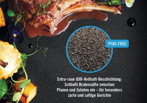 WOLL Bratpfanne Eco Logic QXR Guss-Flachpfanne, Aluminiumguss (1-tlg), PFAS-freie Diamond-QXR - Beschichtung Bild 5