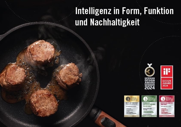 WOLL Bratpfanne Eco Logic QXR Guss-Flachpfanne, Aluminiumguss (1-tlg), PFAS-freie Diamond-QXR - Beschichtung Bild 4