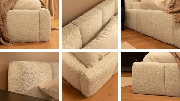 Polsterbett Koweni (Farbe: Paros 02, Größe: 160 x 200) Bild 7