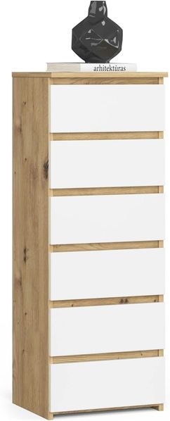 AKORD | Kommode | Schubladen | Rollschubladen | Funktional | Ideal im Set | Robust | Universal Design | Eiche Artisan