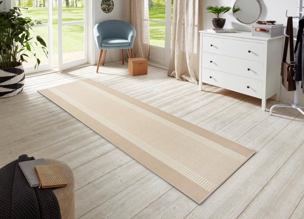 HANSE Home Teppich Band, rechteckig, Höhe: 9 mm, Kurzflor, weich, Läufer Größen, Wohnzimmer, Schlafzimmer, Esszimmer