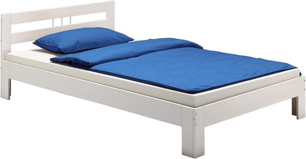 IDIMEX Massivholzbett THEO, Massivholzbett Einzelbett Doppelbett Jugendbett Kiefer versch Farben