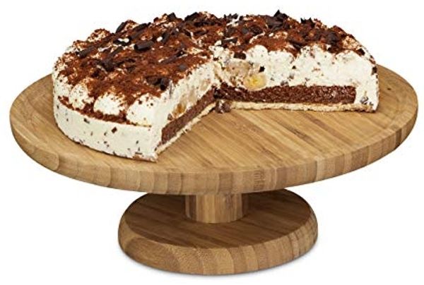 2 x Tortenplatte Bambus Ø 33 cm