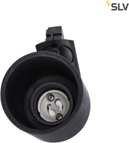 SLV No. 1001868 PURI TRACK SPOT QPAR51 schwarz 50W inkl. 1Phasen-Adapter