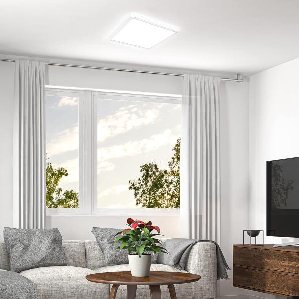 LED Bad-Deckenleuchte, weiß, LED/18W Bild 7