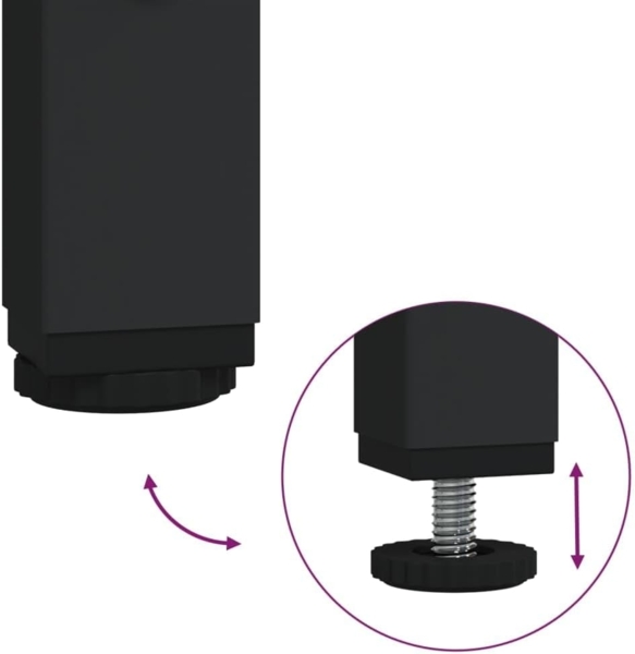 vidaXL Beistelltisch Sonoma-Eiche 55x38x45 cm Holzwerkstoff 823328 Bild 7