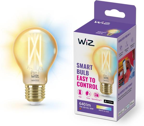 WiZ Filament 50W E27 Standardform Amber Einzelpack