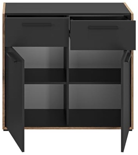 Kommode >Bueno< in Basalt - 95x86x37cm (BxHxT) Bild 5