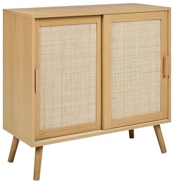Sideboard HODGEN 80 cm Heller Holzfarbton