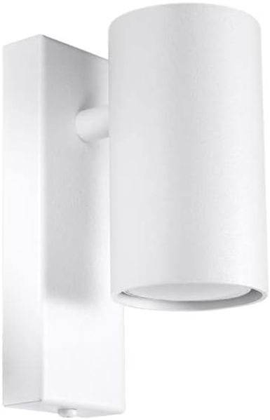 SOLLUX SL. 1076 Wandleuchte UTTI weiss Stahl 40W L: 6cm B: 10cm H: 15cm dimmbar