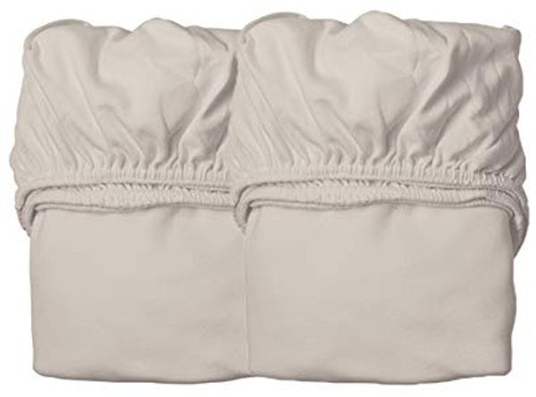 Leander Spannbettaken für das Babybett, 2 Stk., beige