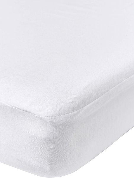 Meyco Molton Spannbettlaken wasserdicht 70x140/150 cm weiß Bild 2