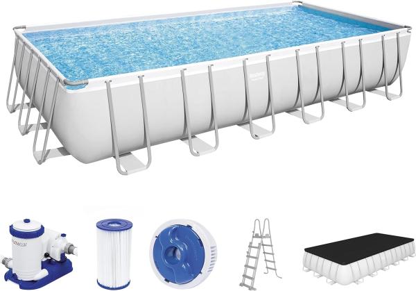 Bestway Power Steel Swimmingpool-Set Rechteckig 732x366x132 cm 93109