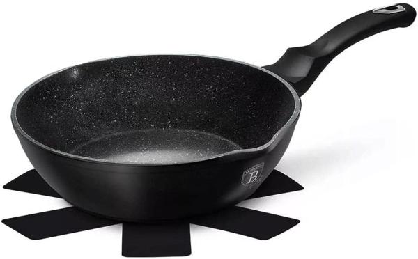 Berlinger Haus Granit-Bratpfanne, 24 cm, tief, Black Silver