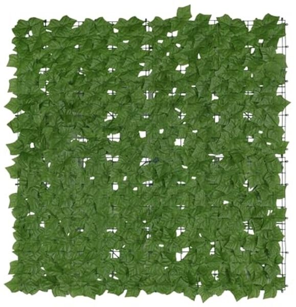 Garten-Sichtschutz Mod. Efeu Künstlicher Efeu-Sichtschutz grün für Garten als Sichtschutzmatte aus PE Polyester Nylon 100x100 cm Grün
