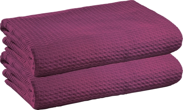 Wohndecke Sommer-Decke "Siena" 2er-Pack, Erwin Müller, Baumwolle Uni